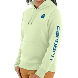 Womens Light Green Carhartt Hoodie XL